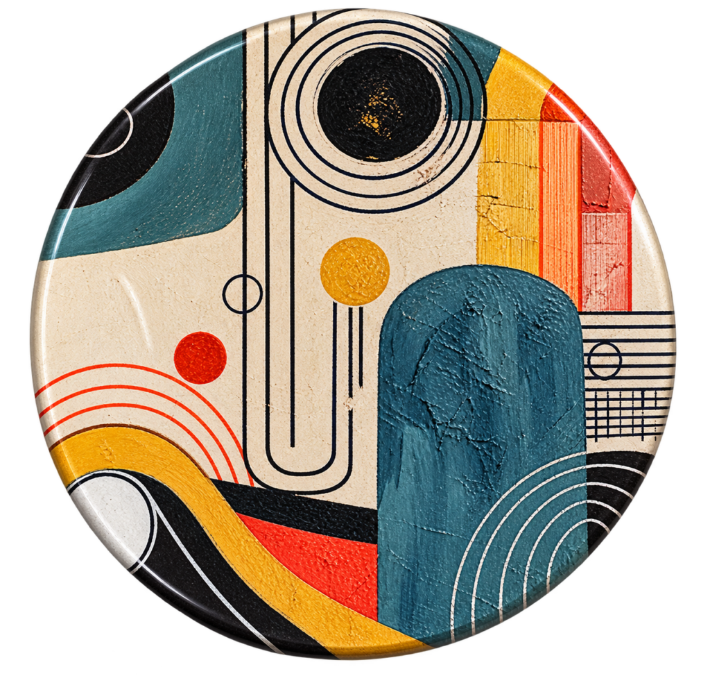Structured - fridge magnet