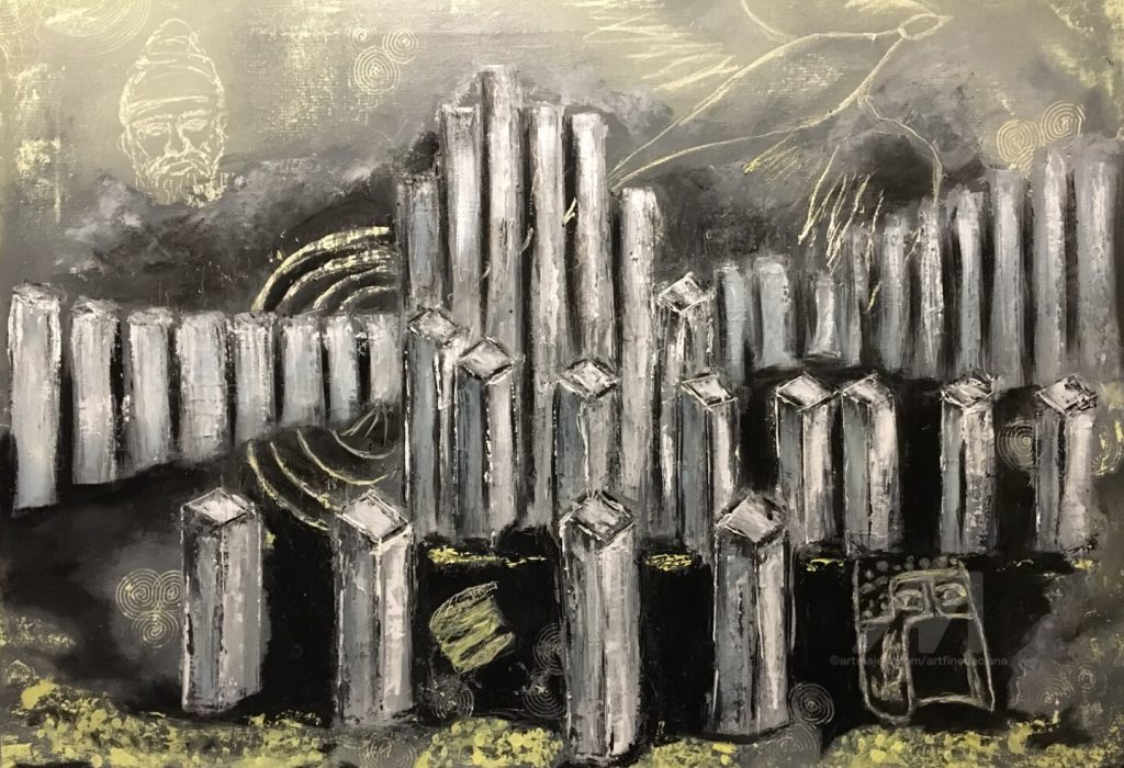 Interferences, The Dacians — The fall of Dacia (gold and silver leaf)