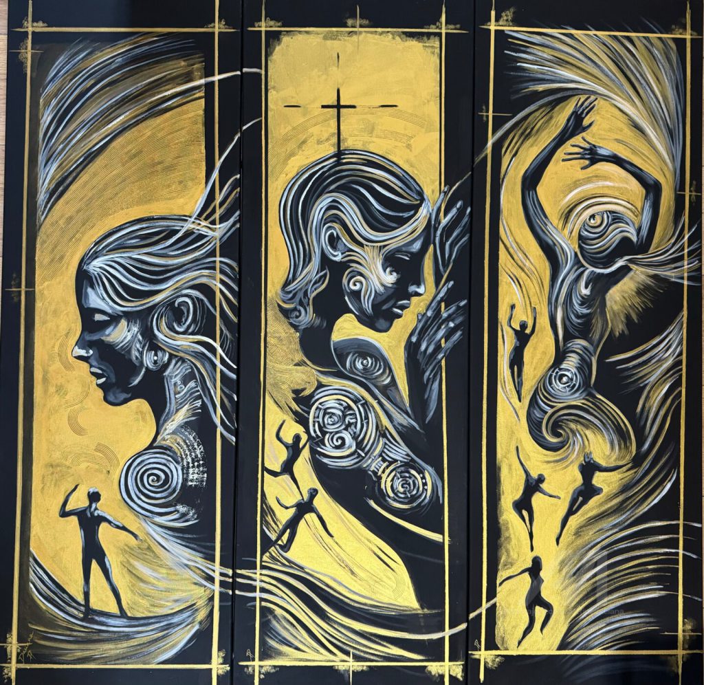 Triptych - Enchanted reverie