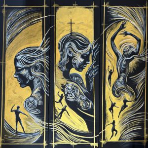 Triptych - Enchanted reverie