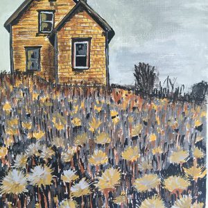 Yellow house...