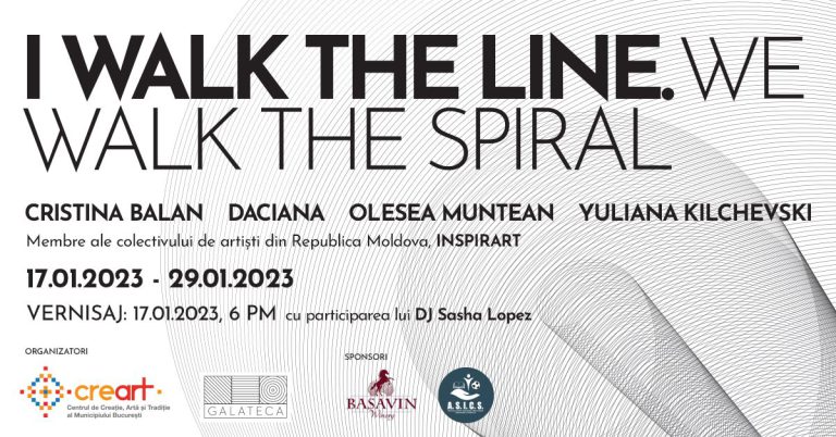 I walk the line.We walk the spiral Bucuresti, Roumanie